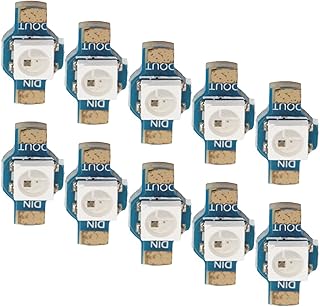 WS2812 RGB LED Module, RGB LED Light Module 10Pcs PCB for Microcontroller