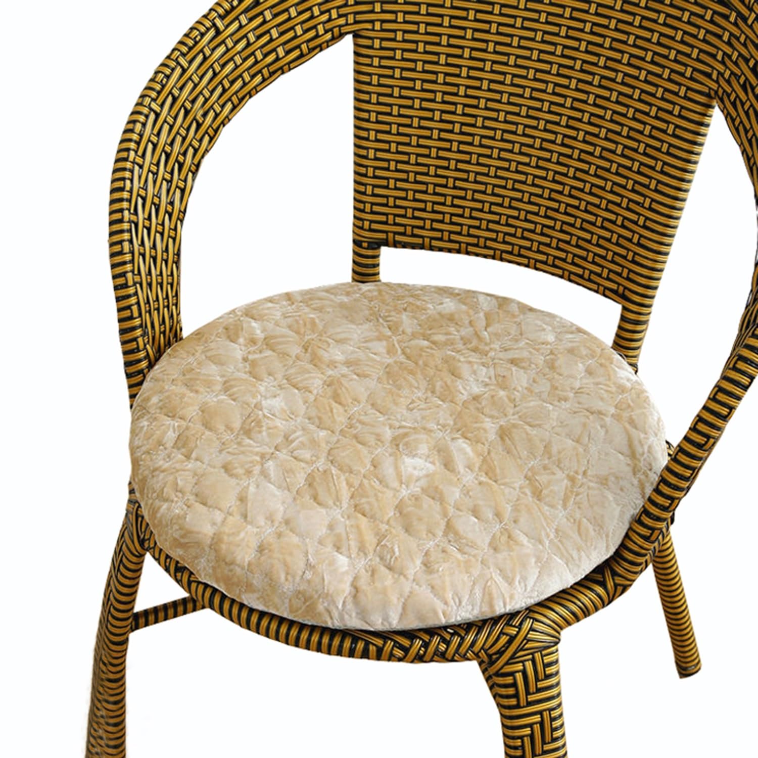 Round Chair/Seat Cushion Indoor/Outdoor Chair Pads Round Seat Cushions Garden Patio Home Cushions with Removable Covers - Diameter 12/14/16/18/20 for Yoga Living Room Balcony Office(15,30cm/12in)
