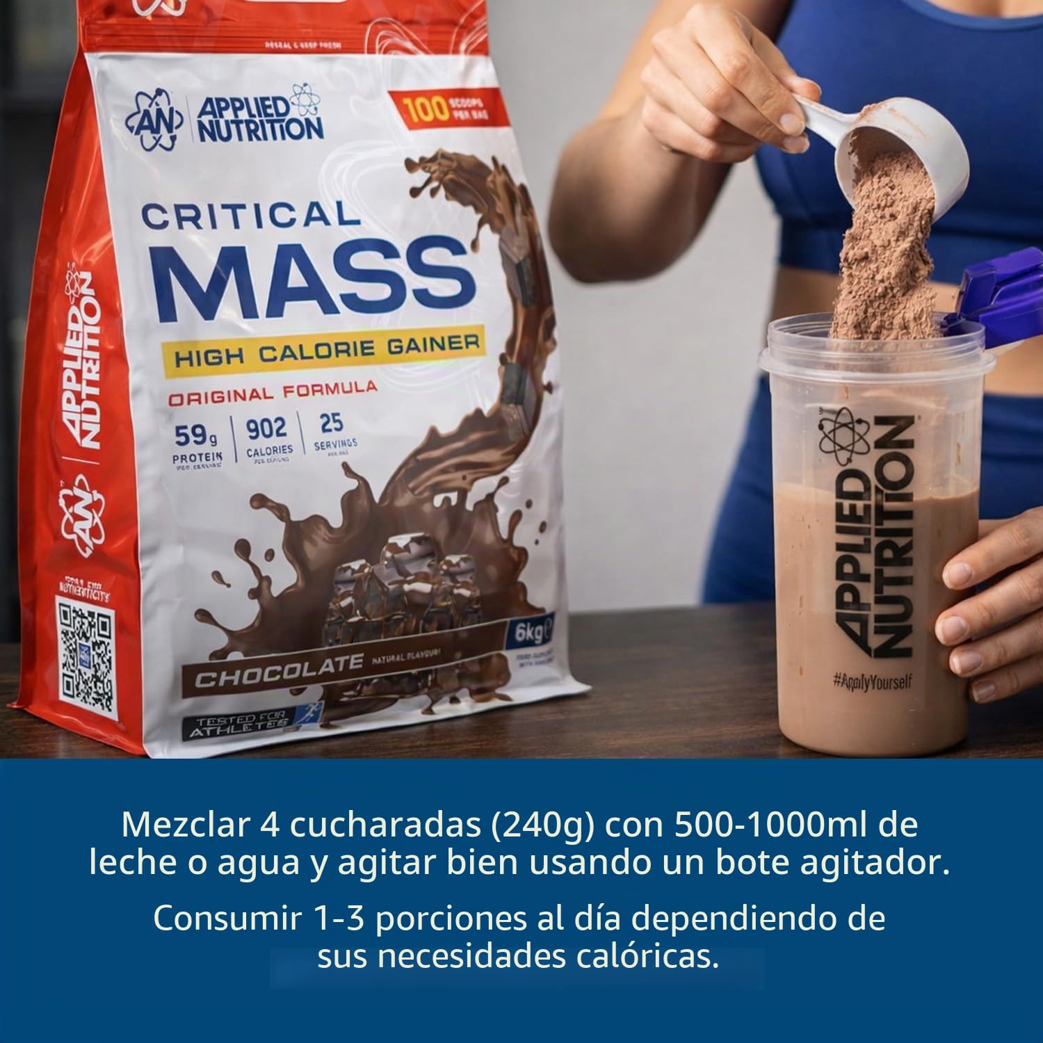 Applied Nutrition Critical Mass Original (6000g) Vainilla