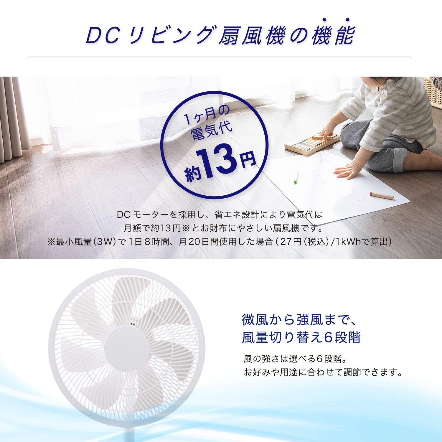 Amazon | シロカ DC 扇風機 リビング SF-L251 [立ったまま操作可能