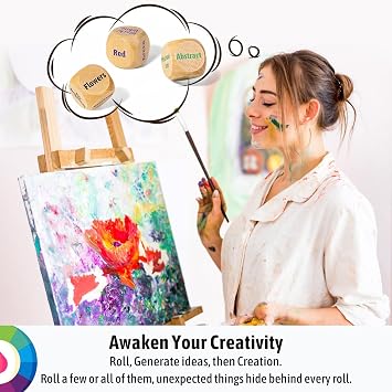 Garybank Art Dice for Artists and Drawing Lovers to Get Inspirations