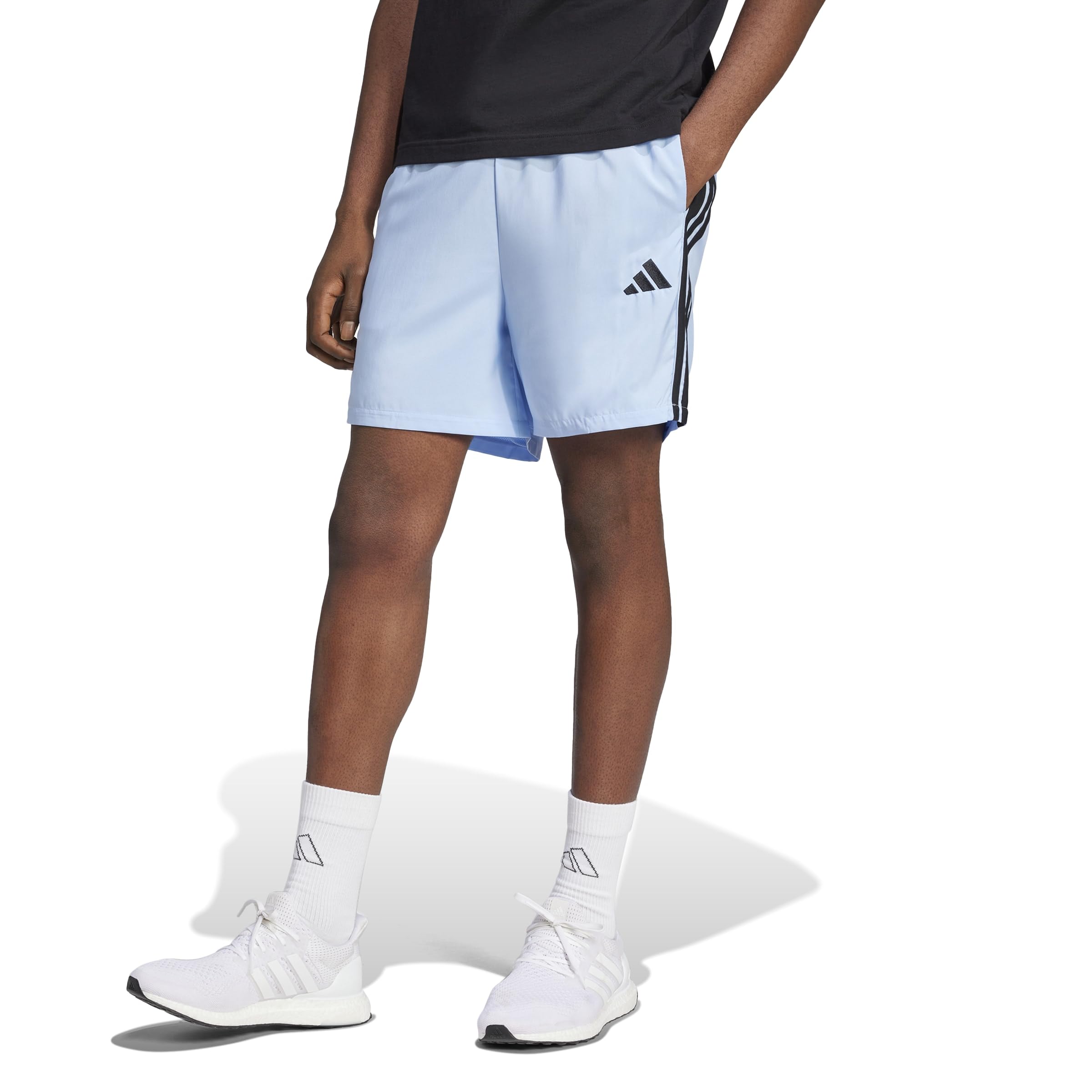 adidas Mens Essentials 3-Stripes Chelsea 7-inch Shorts