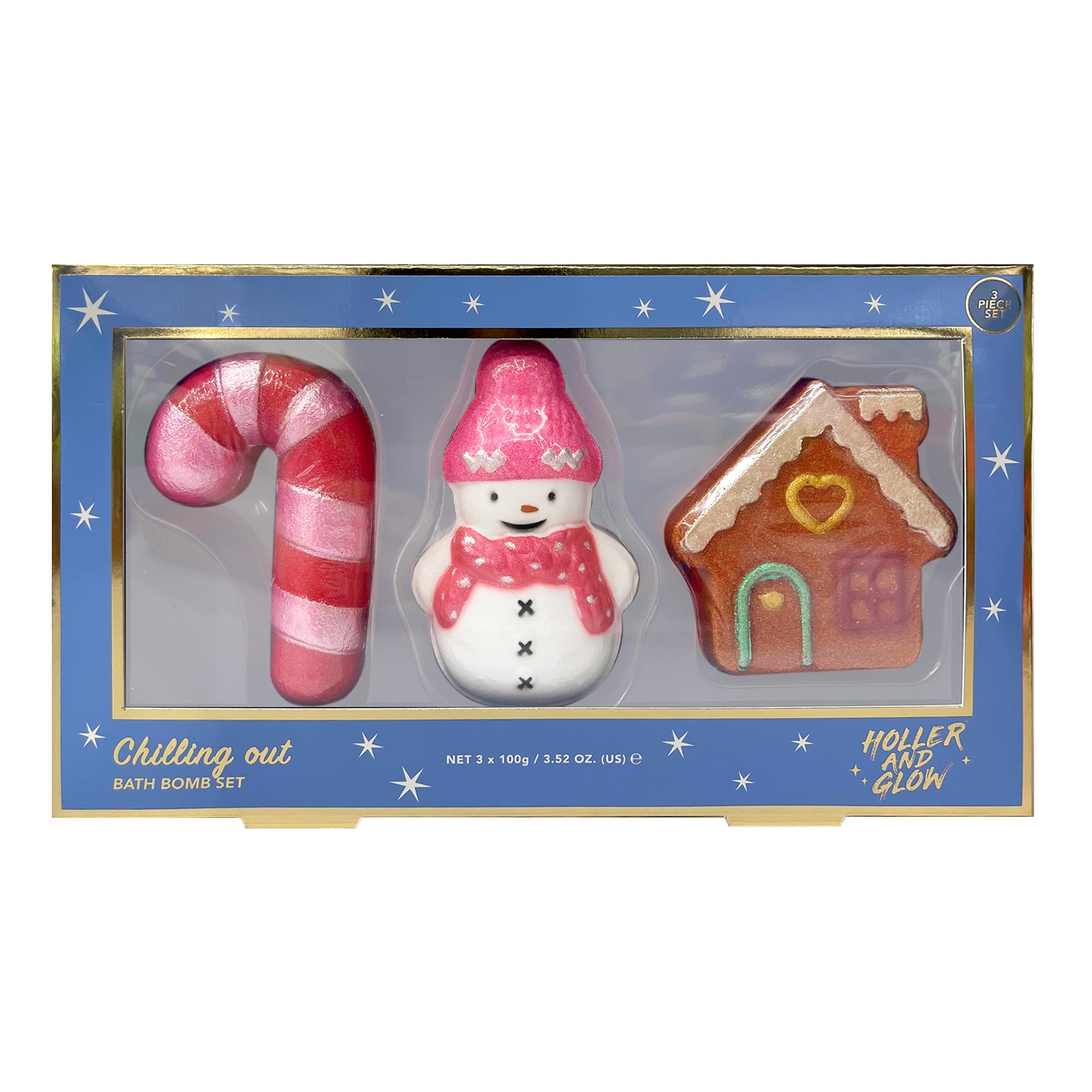 Holler And Glow Christmas Bath Bombs 3 Pc. Set - View #9