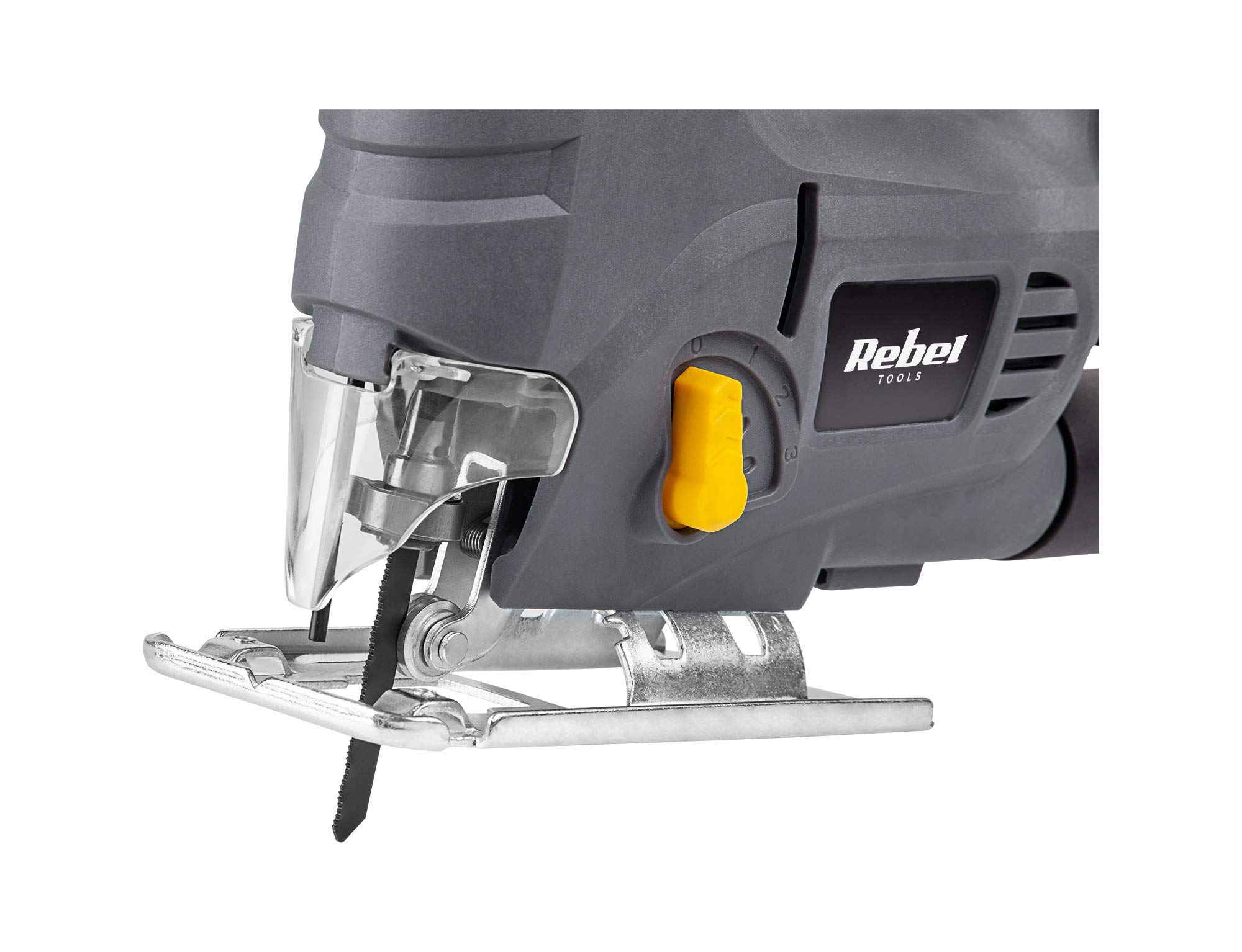 Rebel RB-1031 - Seghetto alternativo a batteria, 20 V, 2 A