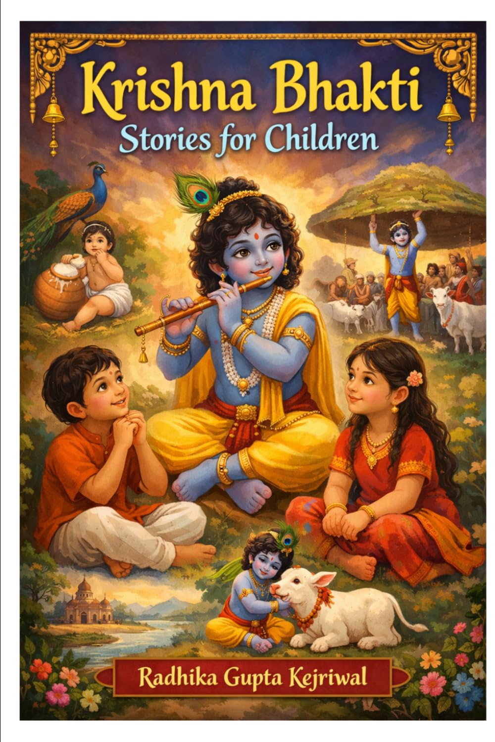 Krishna Bhakti Stories for Children: Simple Moral Stories of Lord Krishna for Kids