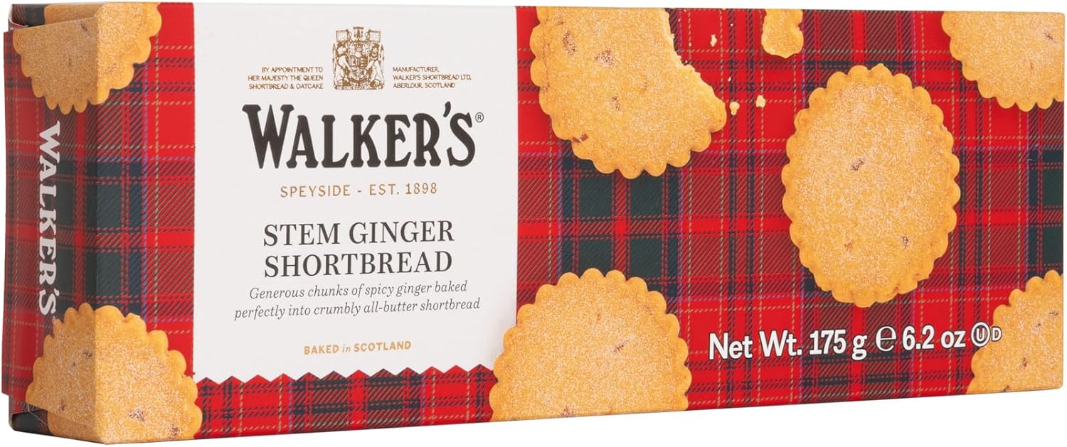 Walkers Stem Ginr Shortbread