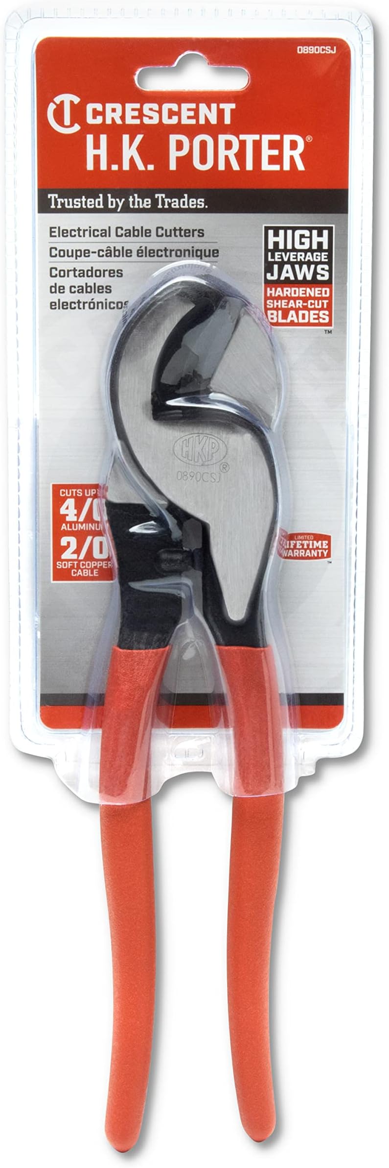 H.K. Porter HK Porter 9 1/2' Compact Cutter for Soft Cable - 0890CSJ