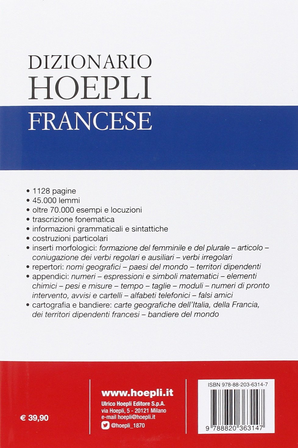 Dizionario di francese. Ediz. minore