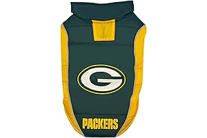 Green Bay Packers Official Pet Puffer Vest