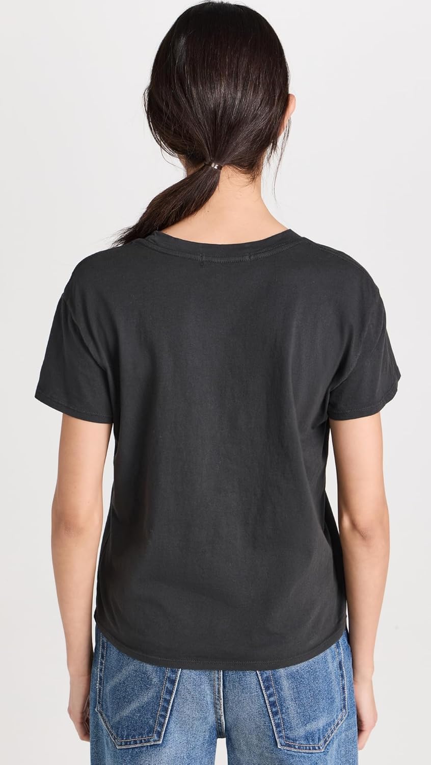 perfectwhitetee Women's Harley Cotton Boxy Crew Tee - Image 3