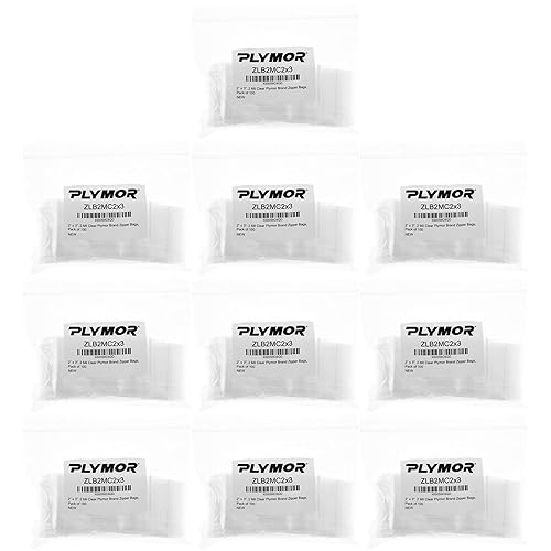 Miniatura 6 de Plymor Bolsas de plástico con cierre de cremallera 2 mil 2 x 3 pulgadas caja de 20000