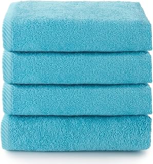 Top Towel – Toallas Cara/Bidé (4 Piezas): Toallas Baño Suaves y Absorbentes – Algodón 100%, 400 g/m², Sin Pelusa