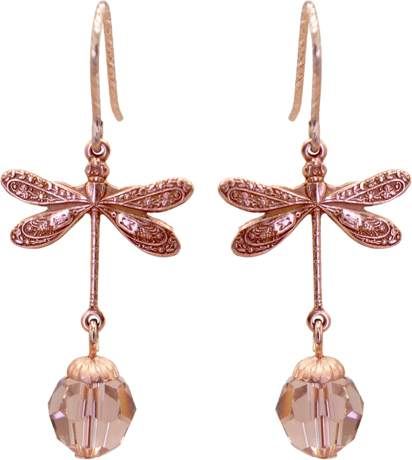 Drop Dangle Cottagecore Fairy Earrings 14K GF Earwires Gift for Wife Daughter