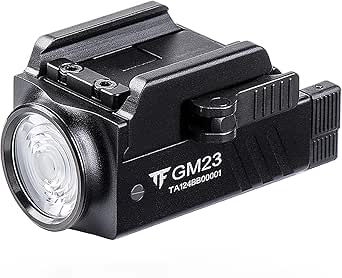 TrustFire GM23 Pistol Light 800 Lumens Bright Weapon Rail Mounted Flashlight USB Rechargeable Tactical Lights Pistol Led Flashlight, Quick Release Handgun Light G Lock Quick Release, Gift Giving