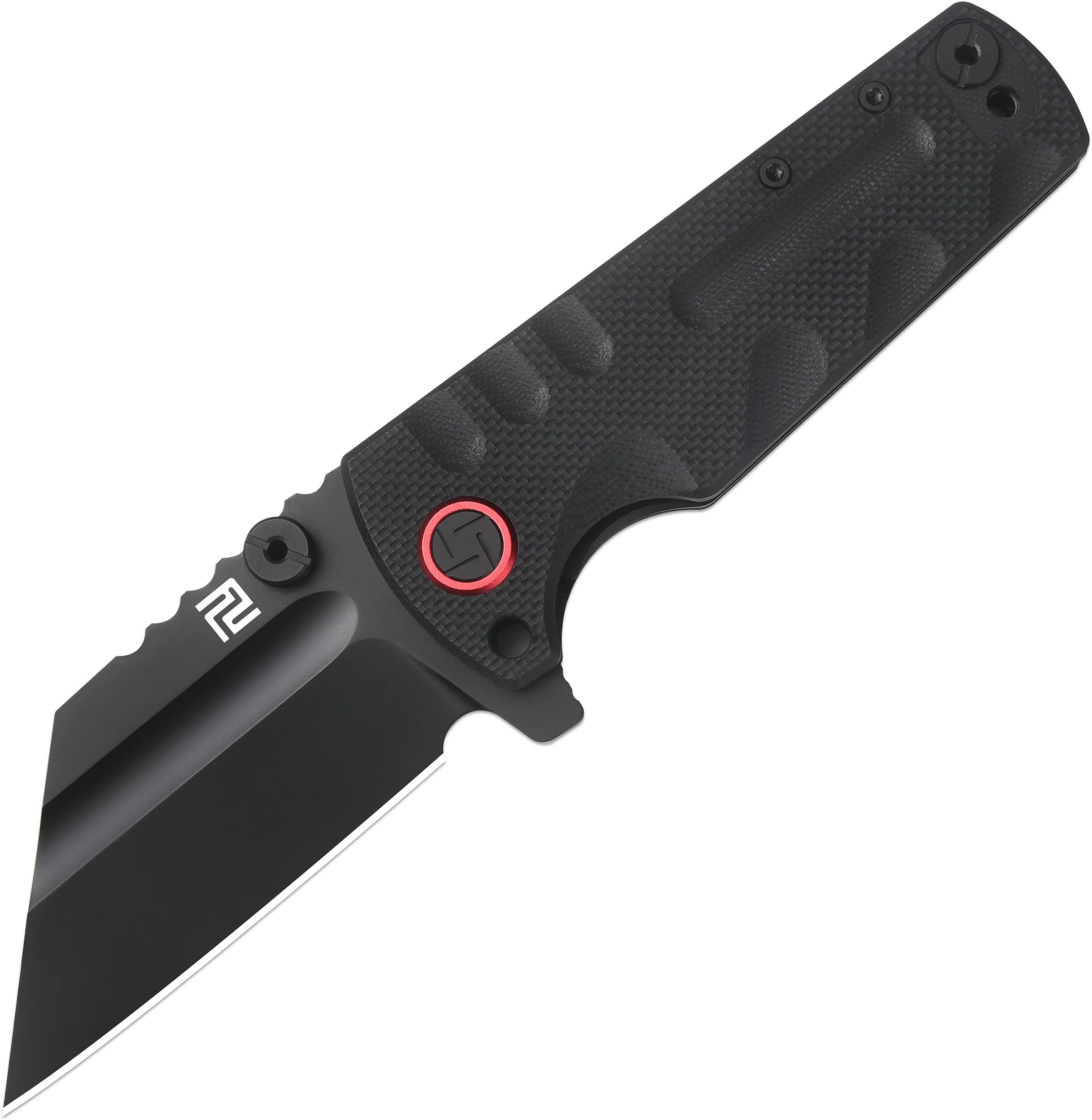Tactical Knife Proponent Normal Size(1820P) D2 Steel Black PVD Blade, Folding Pocket Knife with G10 Handle, Black