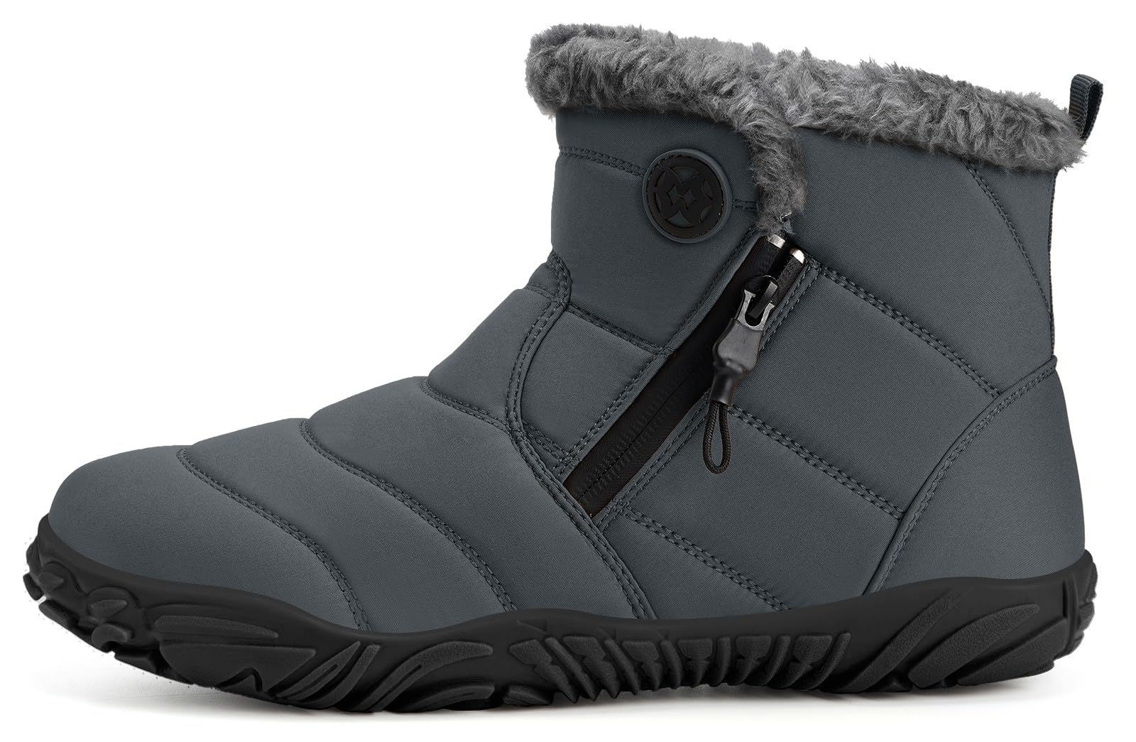 Gaatpot Buty Śniegowe Damskie Zimowe Ciepłe Podszewka Botki Outdoor Trekking Buty Wodoodporne Buty 37-43 | Botki, ciepła podszewka, minimalistyczne z Wide Tox Box, Zero Drop Soles, buty