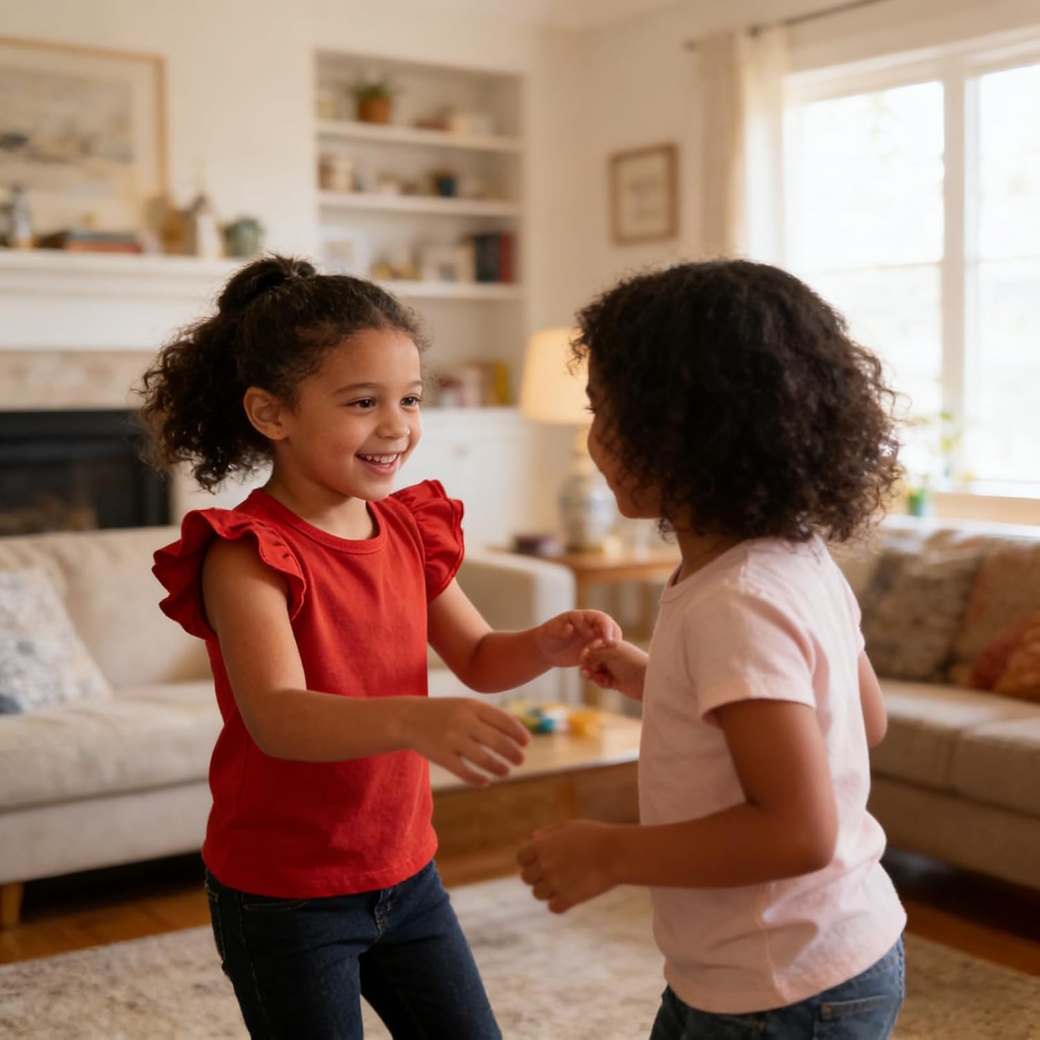 Kids Blouse Plain Ruffle Sleeve Top Toddler Girls Solid Color T-Shirt Baby Girl Cotton Casual Clothes - Image 3