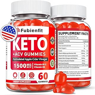 Keto ACV Gummies 1500MG Keto Gummies Organic Apple Cider Vinegar Advanced Formulated with Pomegranate Beet Juice Powder B12 Vegan Non GMO, Natural Lemon Flavor(120 C)