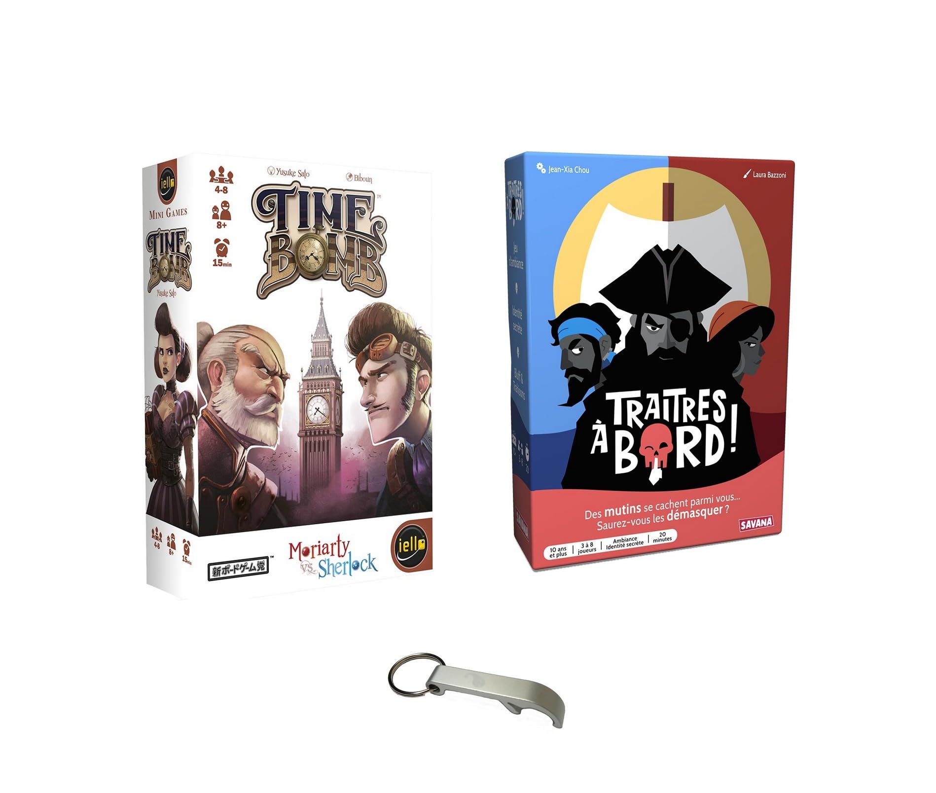 Lot Time Bomb + Traitres A Bord Version Française + 1 Decap Blumie | Lot de 2 articles