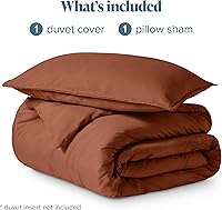 Vista 84 de Bare Home Funda de edredón extra larga – Premium 1800 súper suave – Funda de edredón ligera y fresca – Ropa de cama suave y transpirable