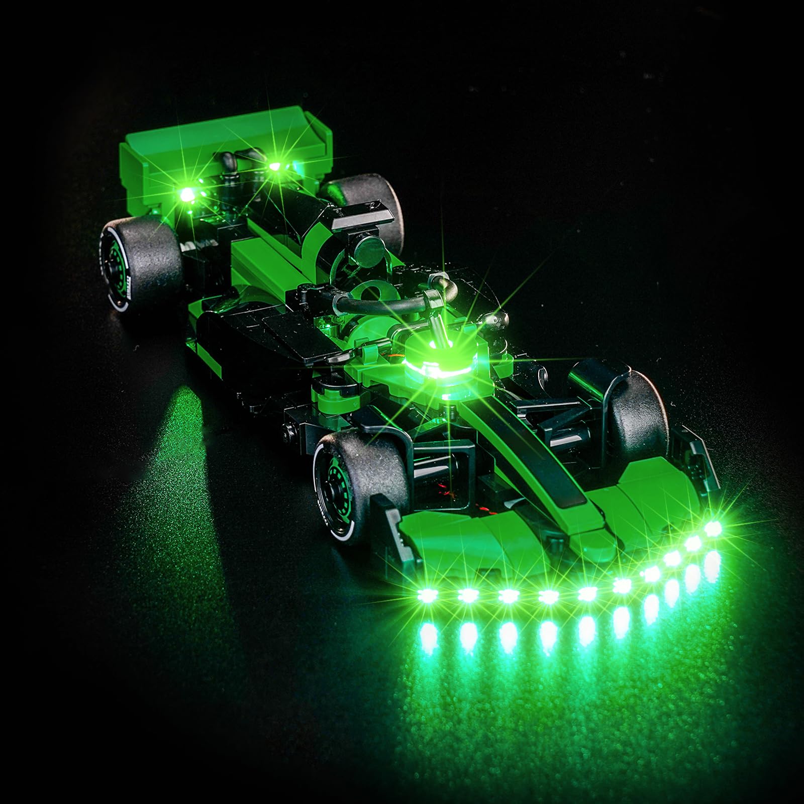 Upgraded Led Light Kit Compatible with Lego Kick Sauber F1 Team C44 Race Car Building Set, Lights Decoration Compatible with Lego 77247 (Model Not Included)