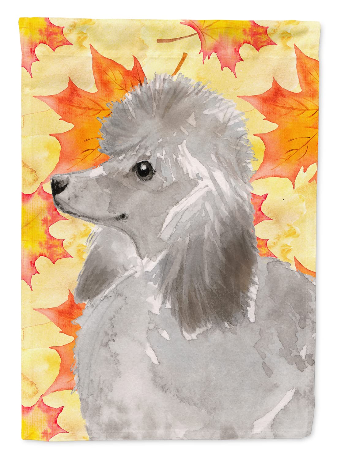 Caniche gris drapeau de jardin Caroline's Treasures BB9525GF anti-décoloration pour extérieur