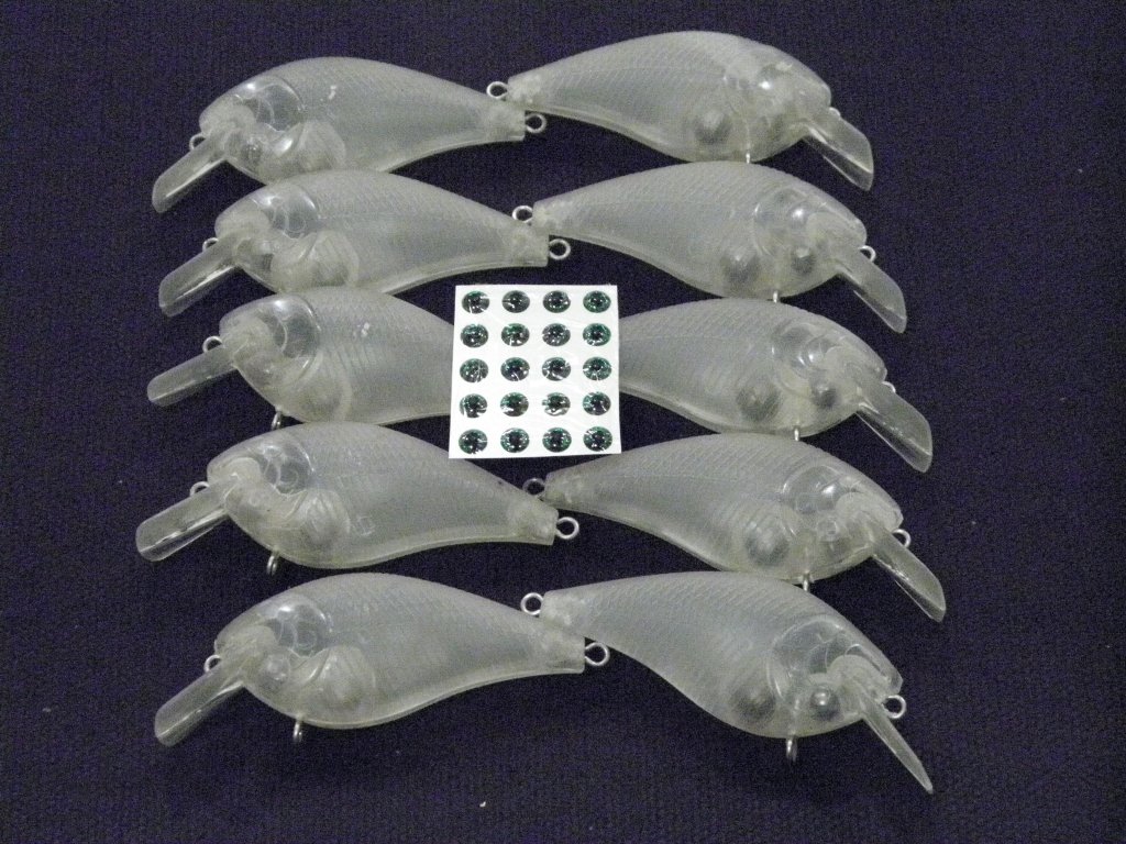 10 Blank Unpainted Minnow Crankbait Topwater Lipless Jerkbait Fishing Lures