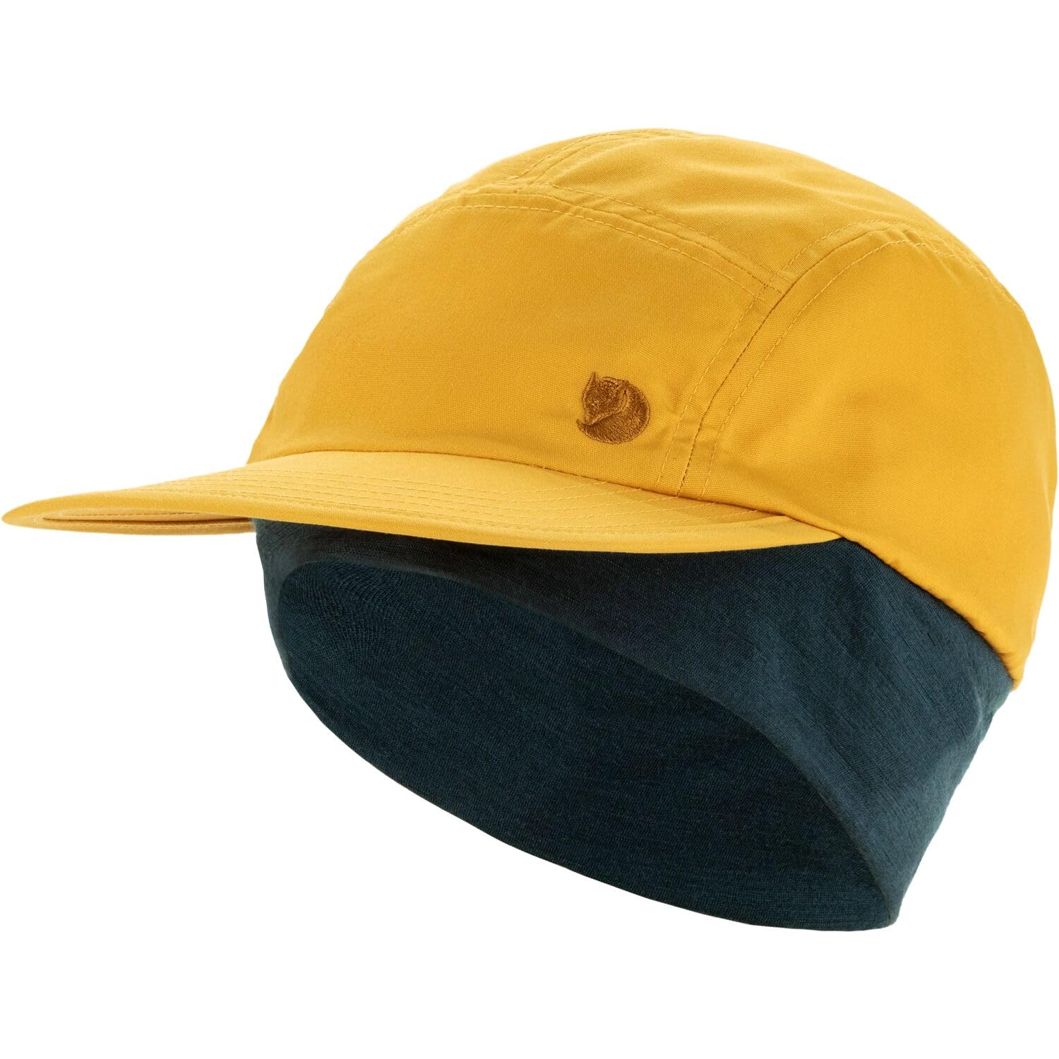 Fjällräven Unisex Mustard Yellow/Dark Navy Bergtagen Mountain Baseball Cap, L/Xl, L/Xl