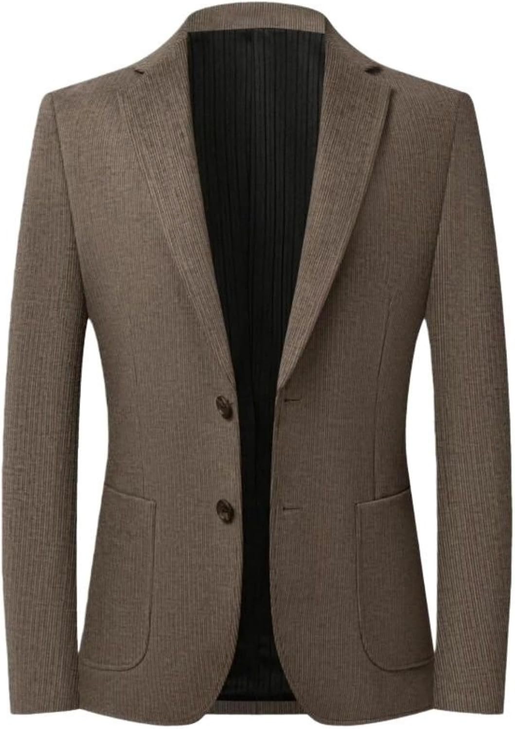Men’s Autumn Winter Thick Lapel Slim-fit Middle-Aged Business Casual Blazer