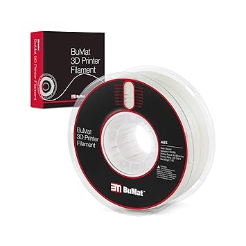 BuMat ABS 3D Printer Filament 1.75 mm 1 KG (Natural)