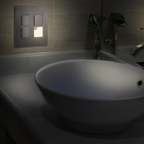 Vista 35 de TOPGREENER Interruptor decorador de 3 vías con luz guía, negro