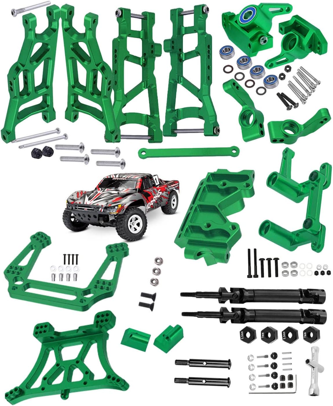 Front Caster Block & Steering Blocks & Rear Stub