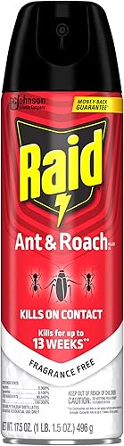 Miniatura 16 de Raid® Ant & Roach Killer Spray, sin fragancia, 17.5 onzas, paquete de 2