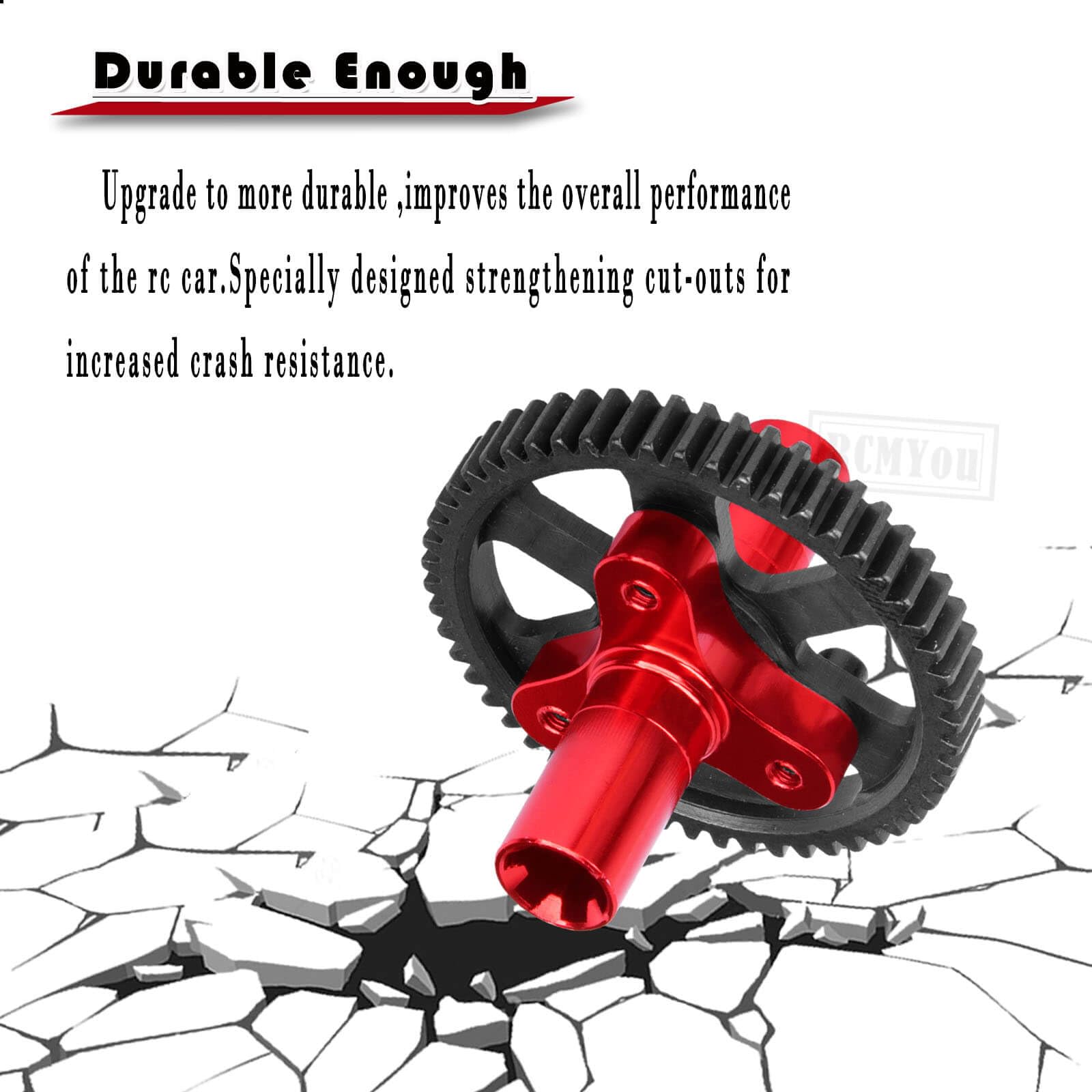 Engrenage droit RC Slipper en acier 57T 0.8Mod pour Arrma 1/10 Granit pour Typhon 1/8 RC Car Engrenage droit RC Slipper en acier 57T 0.8Mod pour Arrma 1/10 Granit pour Typhon 1/8 RC Car