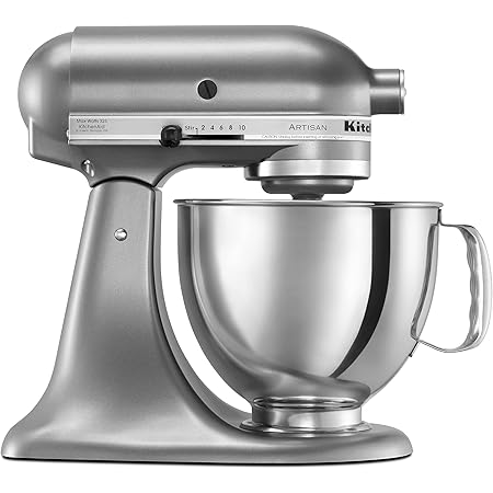 KitchenAid KSM150PSCU Artisan Series 5-Qt. Stand Mixer with Pouring Shield - Contour Silver