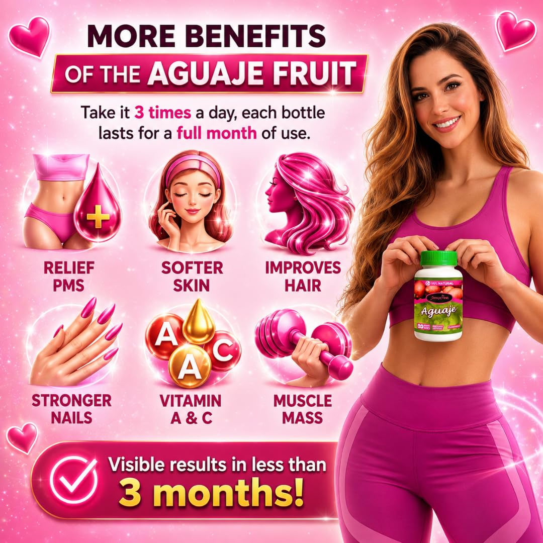 Big Butt, Wider Hips & Hormonal Balance | Aguaje Pills for Women | 100% Natural Estrogen Booster | 100 Capsules | Made in Peru — Amazon image 6