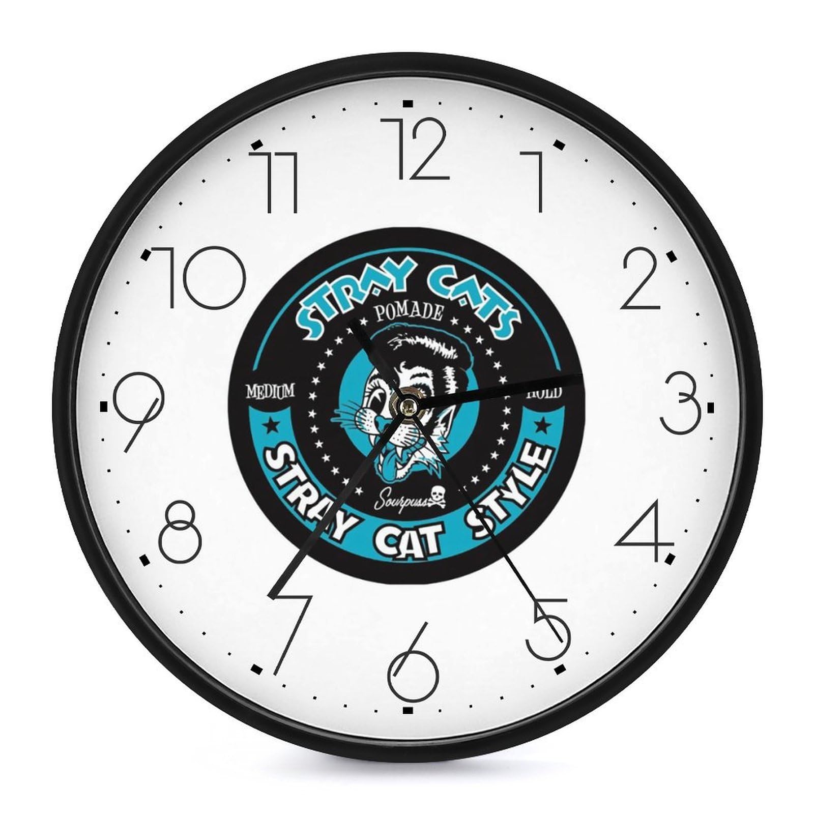 STRAY CATS ストレイキャッツ ボウリングピン型 クロック 時計 Amazon.co.jp: 掛け時計 ストレイ・キャッツ Stray Cats 静音 連続秒針