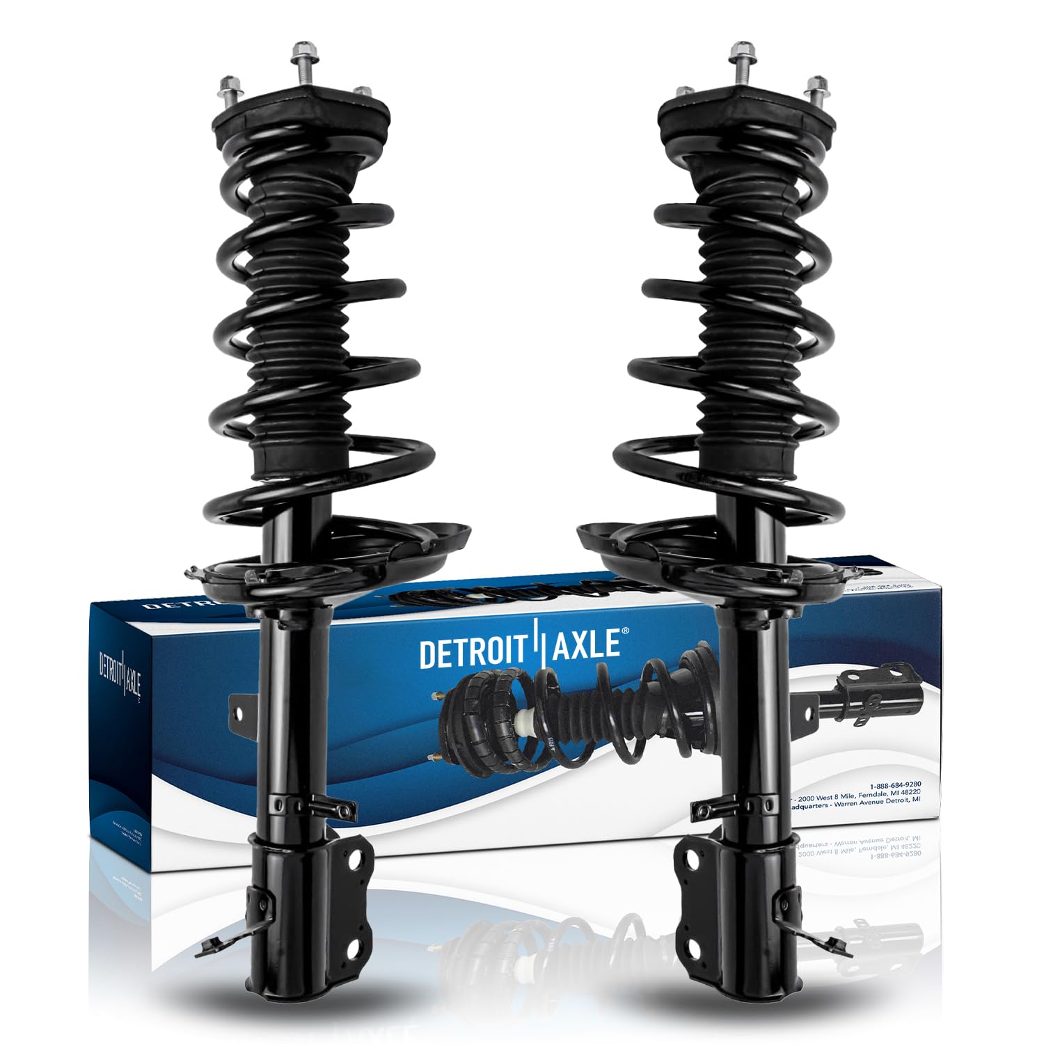 Detroit Axle Rear 2pc Struts for 2004-2007 Toyota Highlander Lexus RX330