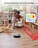 Lefant M330 Pro Robot Vacuum Cleaner 3 in 1, Robot Vacuum Cleaner 5000Pa Suction, DToF Navigation, Mapping, Virtual Zones, Obstacle Avoidance PSD, 150min, Connected by Alexa/APP/WiFi - 7
