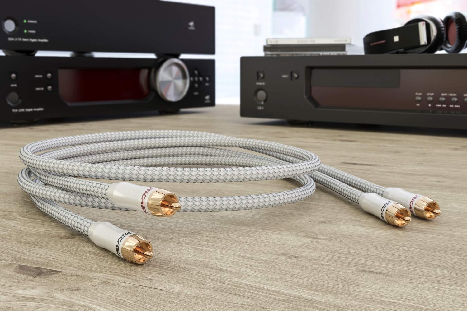 Ricable PR1 Primus Signal 2 x 1 mt - Cavo Hi-Fi Audio Stereo RCA di segnale