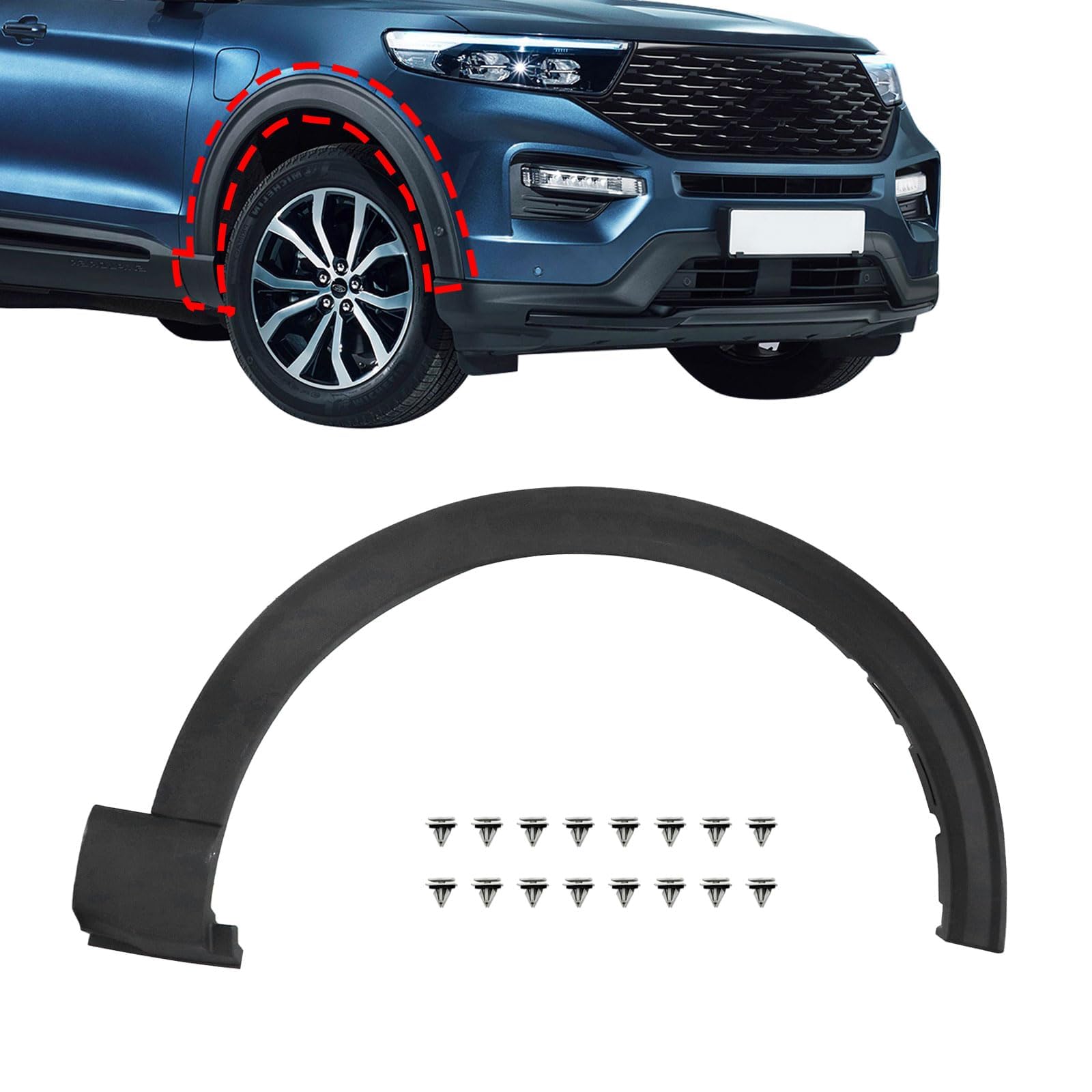 SecosAutoparts Front Right Fender Molding Trim Compatible with