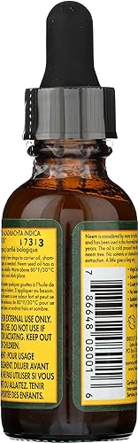 Miniatura 2 de Neem Aura, Aceite de Semilla de Neem Orgánico, 1 Fl Oz