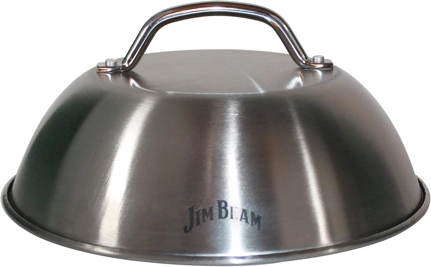 LITTLE GRIDDLE griddle-Q GQ230 100% Stainless Steel Professional Quality Griddle with Even Heat Cross Bracing and Removable Handles + Jim Beam JB0181 9" Burger Cover Cheese Melting Dome