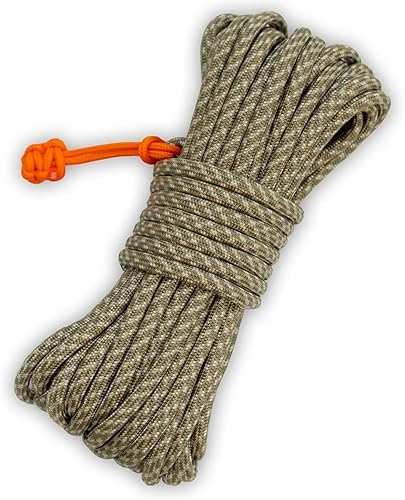 Miniatura 16 de Cordón supervivencia 550 Titan Paracord (3/diámetro de 16 pulgadas) con integrada línea de pesca militar, fuego, patentado y cable trampa.