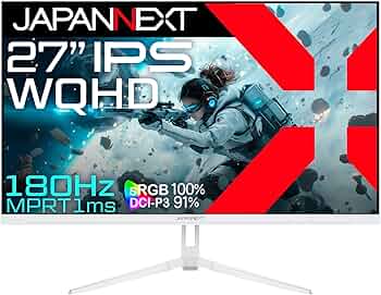 27 インチ 180Hz/144Hz WQHD IPS モニター XZ271Ubmijpphzx ゲーミング