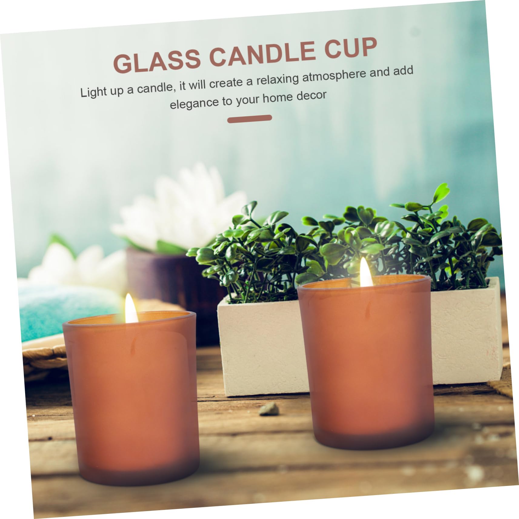 3 Sätze Teiliges Duftkerzenhalter aus Romantische Tischdeko für Candle Light Dinner Hochzeiten und Feste Kerzenständer mit Holzdeckel
