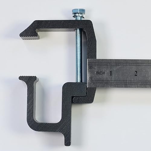 Miniatura 7 de 4 abrazaderas para tapa de camión, abrazaderas de montaje de carcasa de cámper, abrazadera de cama de carga para recogida y remolques (4 unidades,