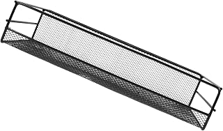 DONFAMDS Cesta Colgante de Pared Cesta de Alambre Multifunional Organizador de Cocina Estante de Almacenamiento Resistente para Baño y Perforaciones Color Negro