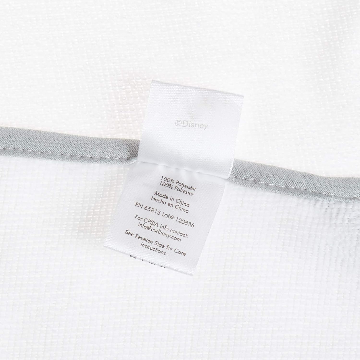 Cudlie Disney Mickey Mouse Baby Boys 2 Pack Rolled Hooded Towels On Header Card - Image 3