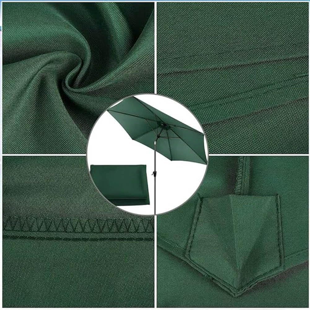 Patio Umbrella Replacement Top Canopy, 6 Ribs 8 Ribs Outdoor Garden Swimming Pool Parasol Market Table Umbrella Canopy Replacement 200/270/300cm Umbrella Top Cover Fabric